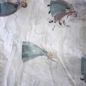 Pottery barn kids Disney Frozen twin bedding sheet